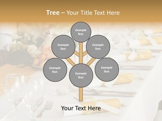 A Table Set Up For A Formal Event PowerPoint Template