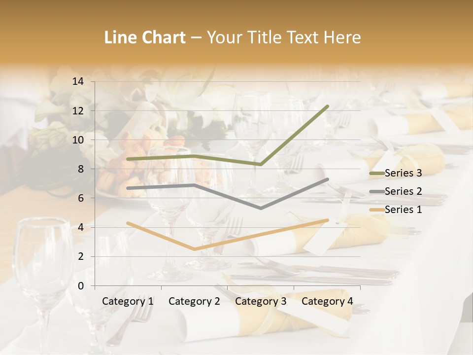 A Table Set Up For A Formal Event PowerPoint Template