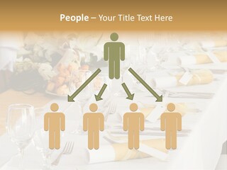 A Table Set Up For A Formal Event PowerPoint Template