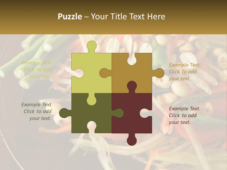 A Plate Of Food With Beans, Carrots And Asparagus PowerPoint Template