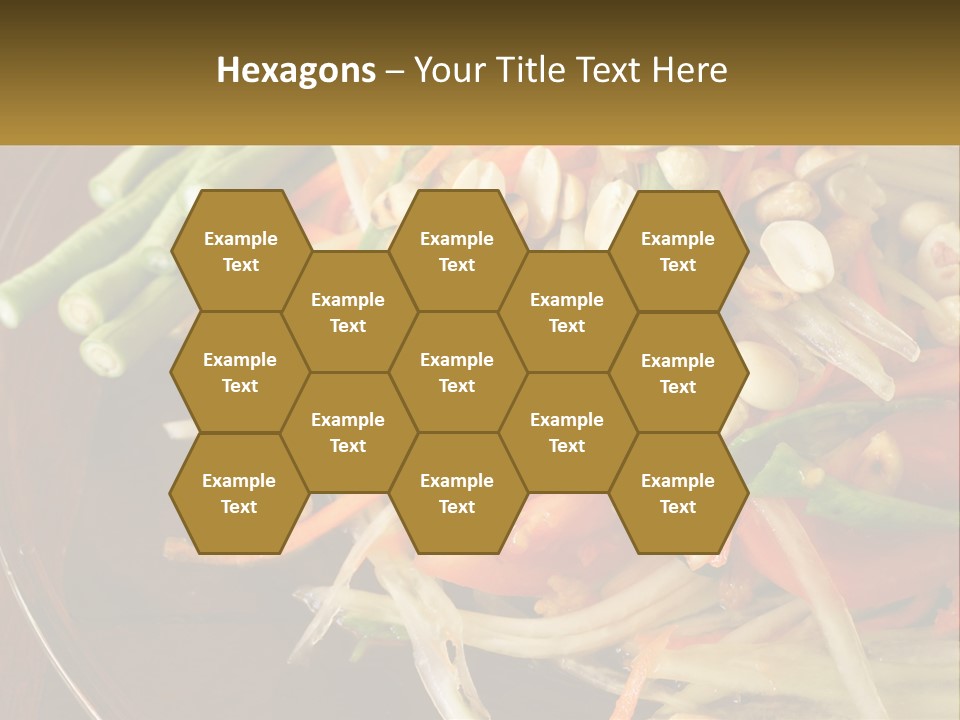 A Plate Of Food With Beans, Carrots And Asparagus PowerPoint Template