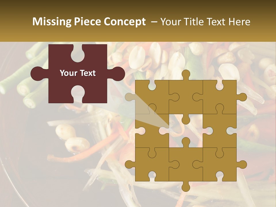 A Plate Of Food With Beans, Carrots And Asparagus PowerPoint Template