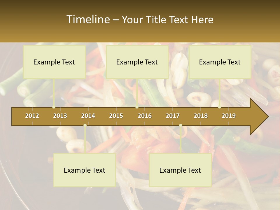 A Plate Of Food With Beans, Carrots And Asparagus PowerPoint Template