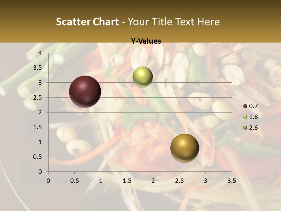 A Plate Of Food With Beans, Carrots And Asparagus PowerPoint Template