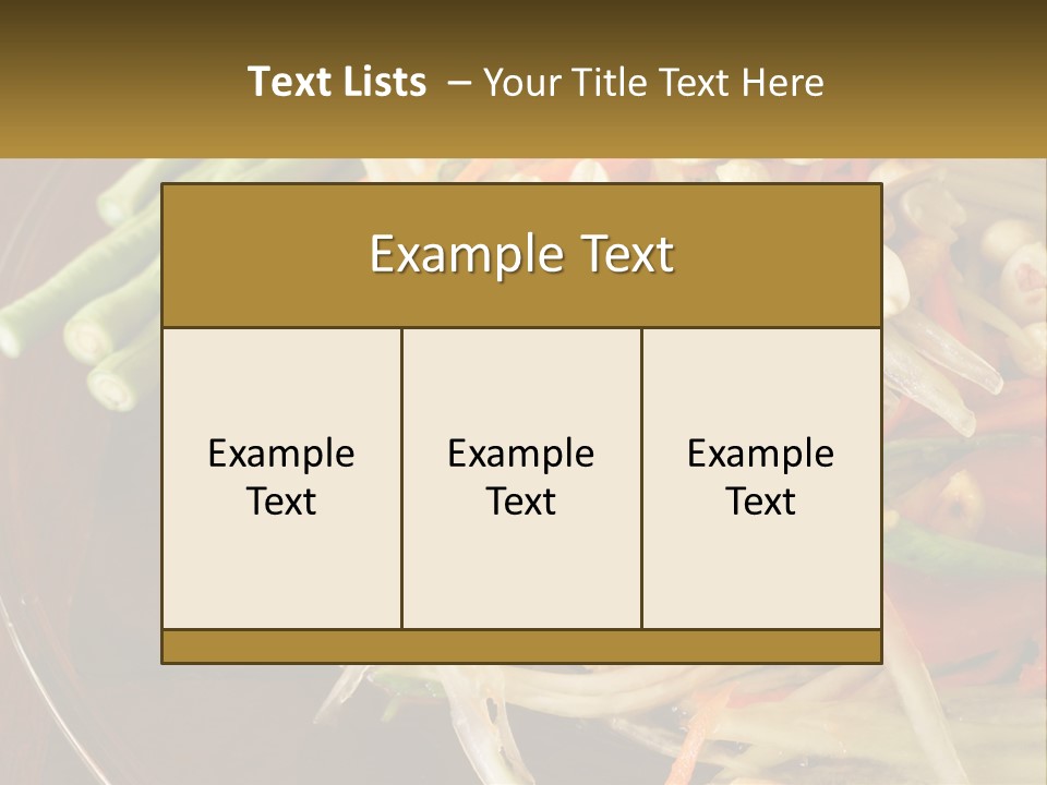 A Plate Of Food With Beans, Carrots And Asparagus PowerPoint Template