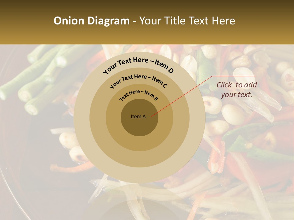 A Plate Of Food With Beans, Carrots And Asparagus PowerPoint Template