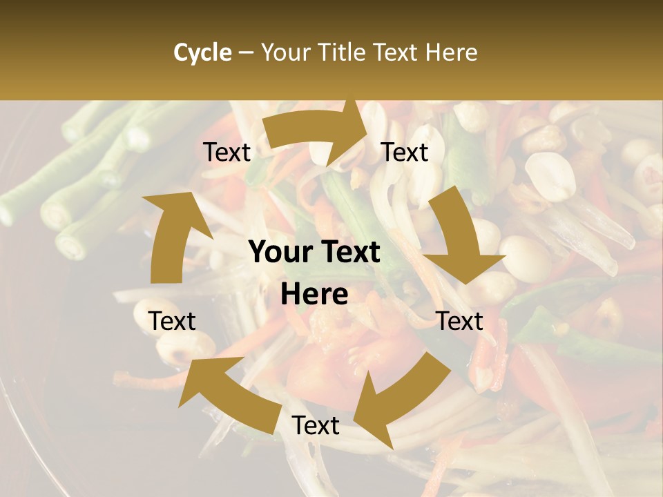 A Plate Of Food With Beans, Carrots And Asparagus PowerPoint Template