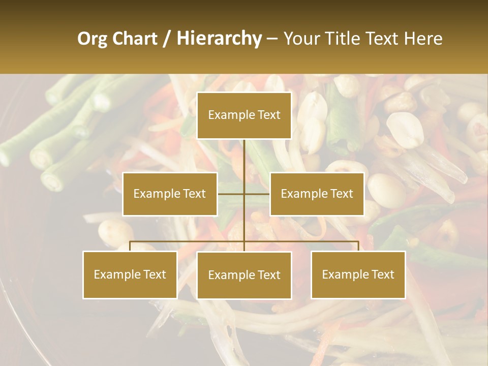 A Plate Of Food With Beans, Carrots And Asparagus PowerPoint Template