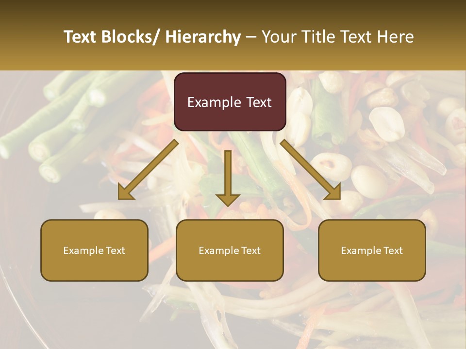 A Plate Of Food With Beans, Carrots And Asparagus PowerPoint Template