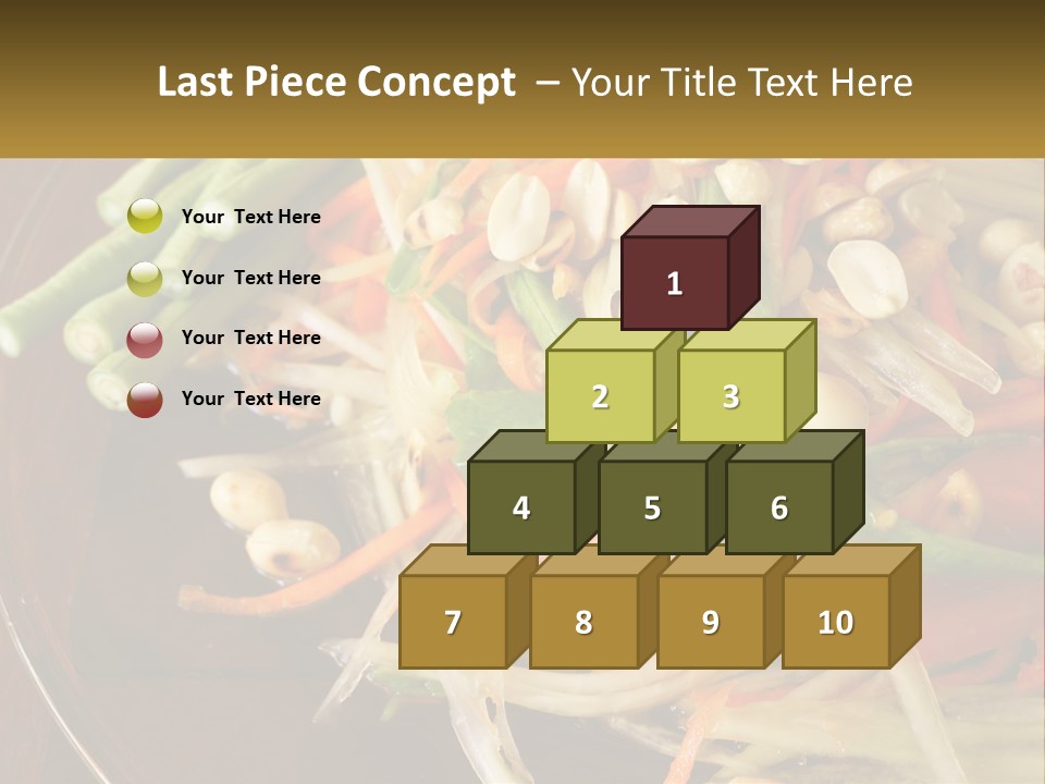 A Plate Of Food With Beans, Carrots And Asparagus PowerPoint Template