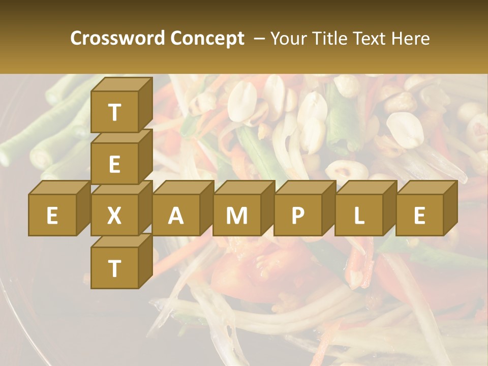 A Plate Of Food With Beans, Carrots And Asparagus PowerPoint Template