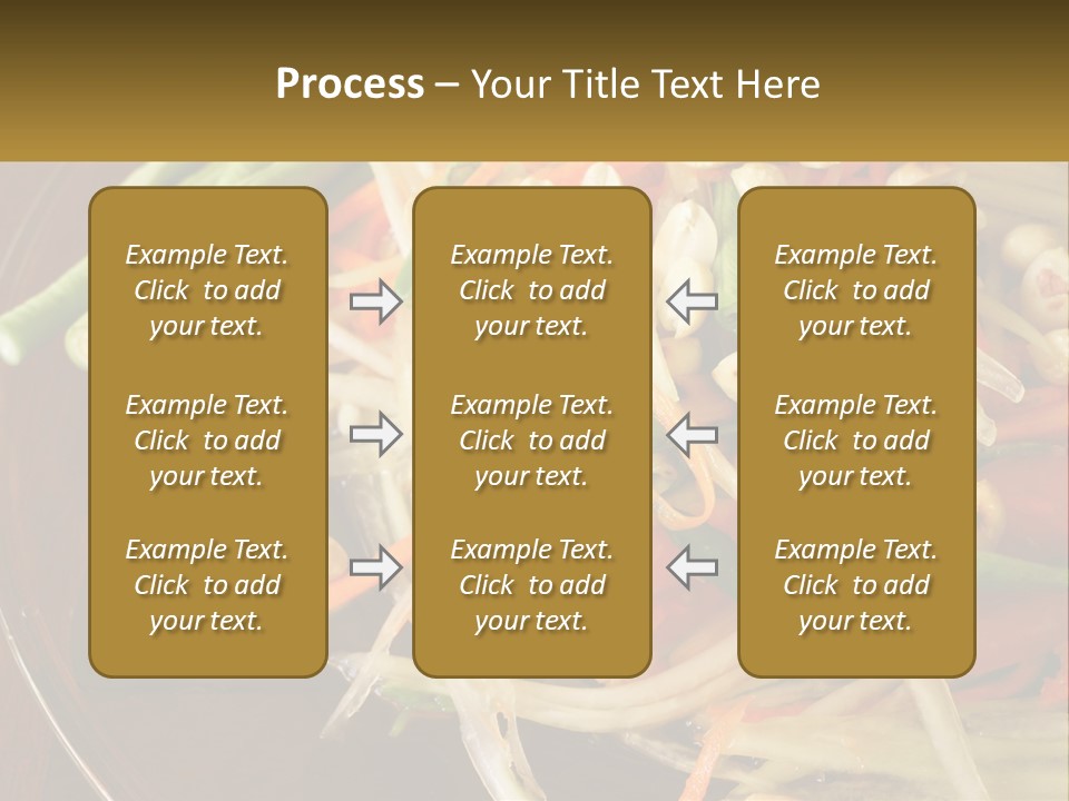 A Plate Of Food With Beans, Carrots And Asparagus PowerPoint Template