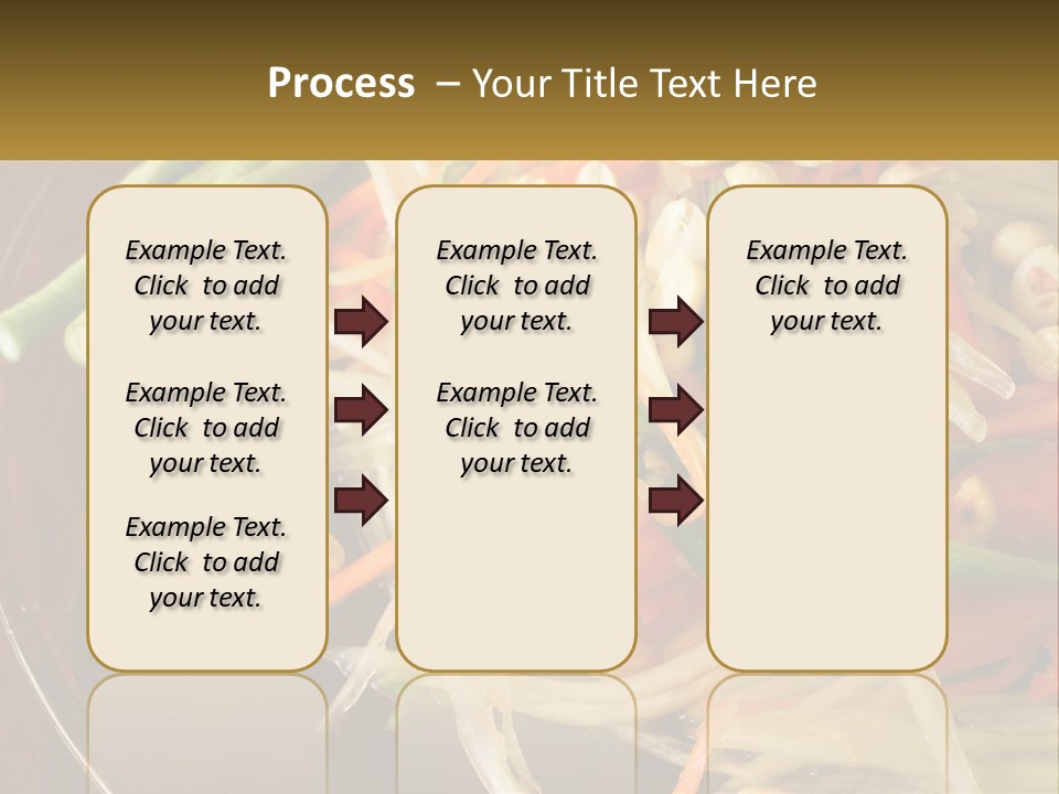 A Plate Of Food With Beans, Carrots And Asparagus PowerPoint Template
