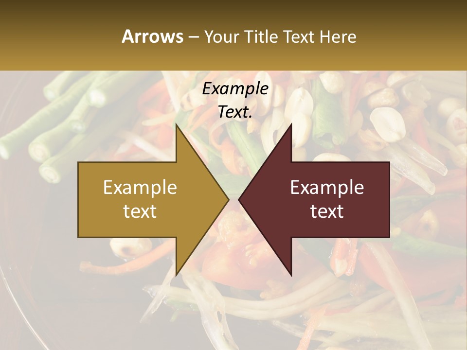 A Plate Of Food With Beans, Carrots And Asparagus PowerPoint Template