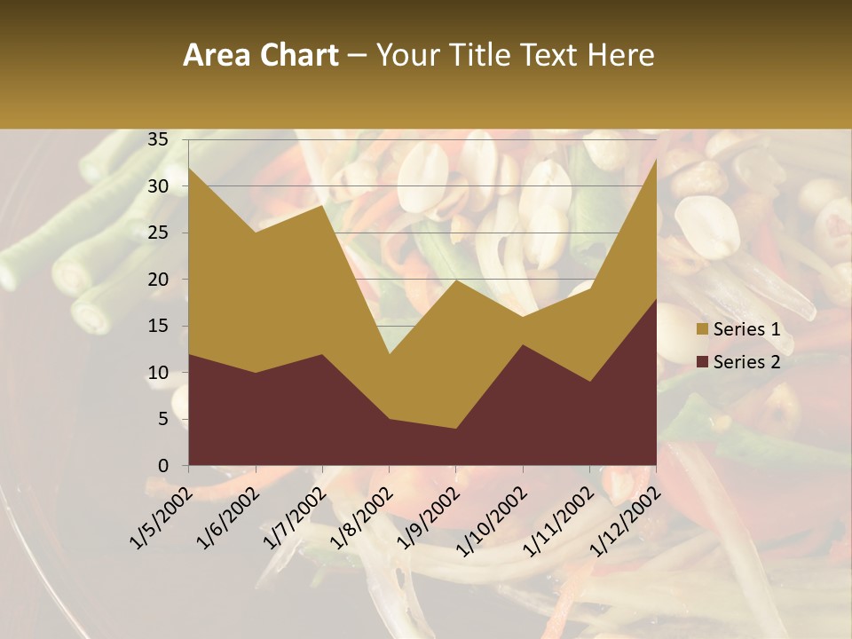 A Plate Of Food With Beans, Carrots And Asparagus PowerPoint Template