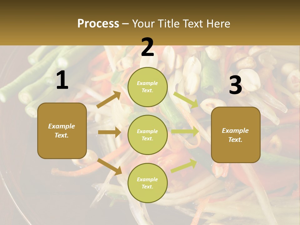 A Plate Of Food With Beans, Carrots And Asparagus PowerPoint Template