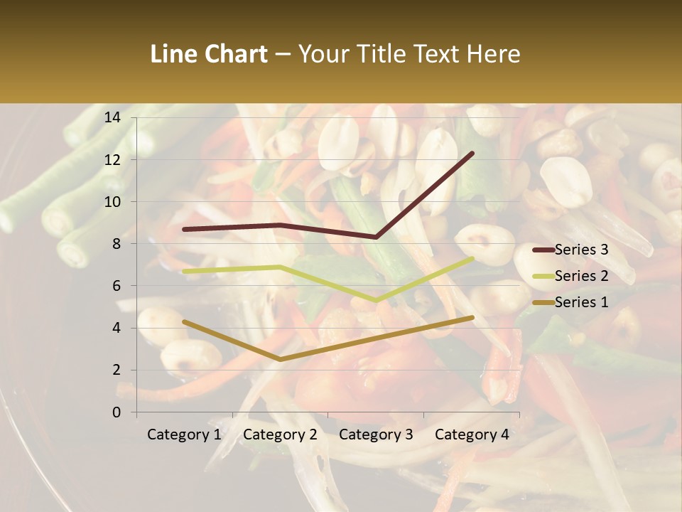 A Plate Of Food With Beans, Carrots And Asparagus PowerPoint Template