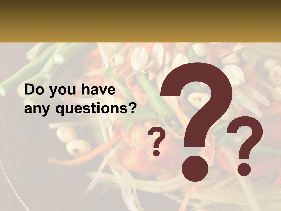 A Plate Of Food With Beans, Carrots And Asparagus PowerPoint Template