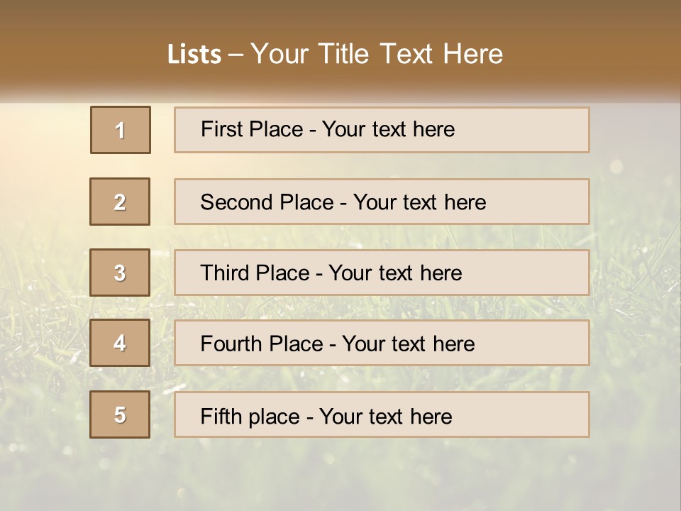 A Field Of Grass With The Sun In The Background PowerPoint Template