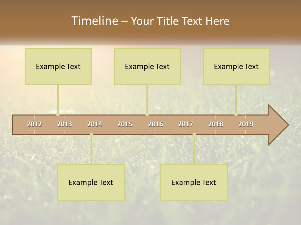 A Field Of Grass With The Sun In The Background PowerPoint Template
