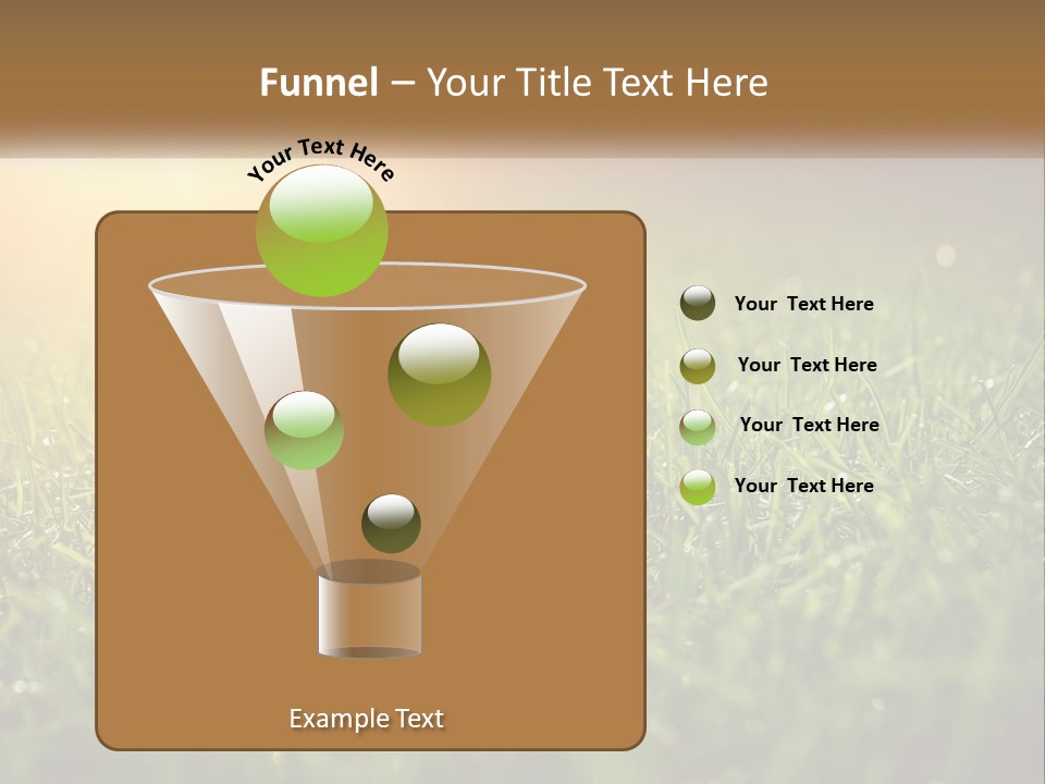 A Field Of Grass With The Sun In The Background PowerPoint Template