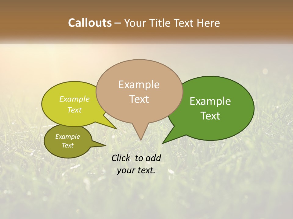 A Field Of Grass With The Sun In The Background PowerPoint Template
