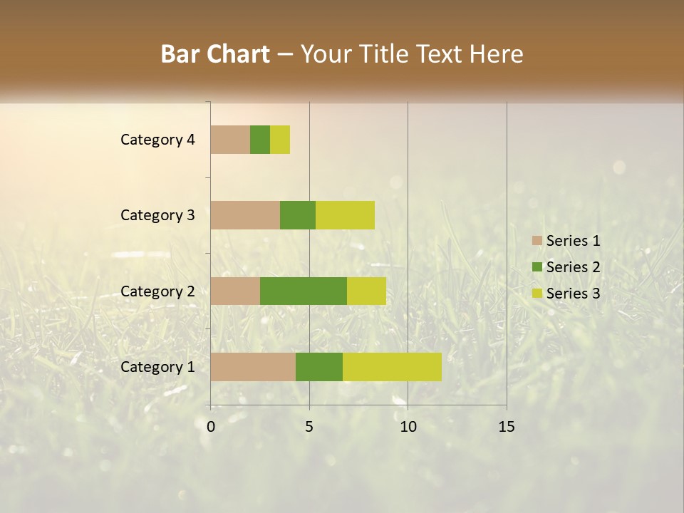 A Field Of Grass With The Sun In The Background PowerPoint Template