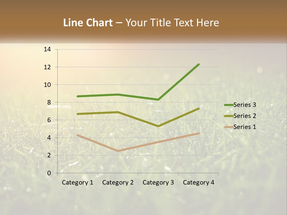 A Field Of Grass With The Sun In The Background PowerPoint Template