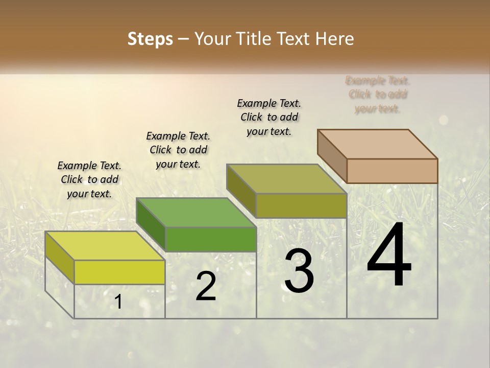 A Field Of Grass With The Sun In The Background PowerPoint Template