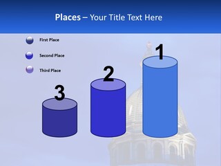 A Dome On Top Of A Building With A Blue Sky In The Background PowerPoint Template