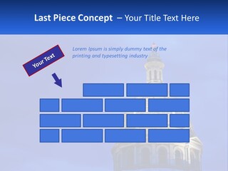 A Dome On Top Of A Building With A Blue Sky In The Background PowerPoint Template
