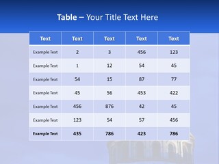 A Dome On Top Of A Building With A Blue Sky In The Background PowerPoint Template