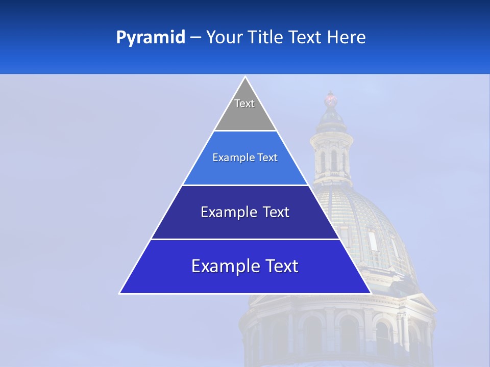 A Dome On Top Of A Building With A Blue Sky In The Background PowerPoint Template