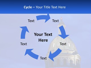A Dome On Top Of A Building With A Blue Sky In The Background PowerPoint Template