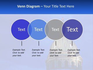 A Dome On Top Of A Building With A Blue Sky In The Background PowerPoint Template