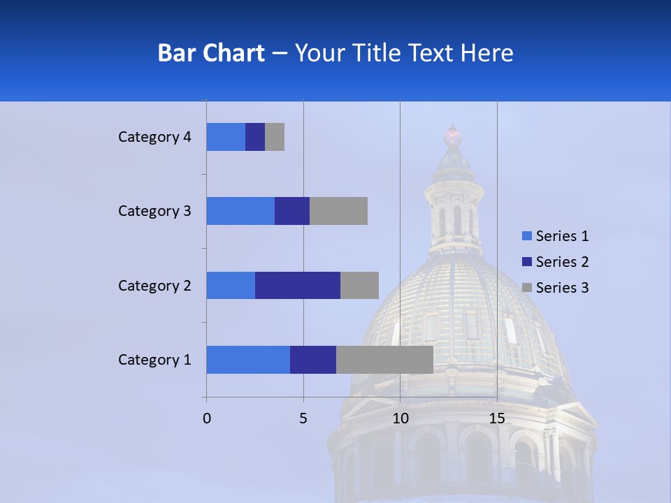 A Dome On Top Of A Building With A Blue Sky In The Background PowerPoint Template