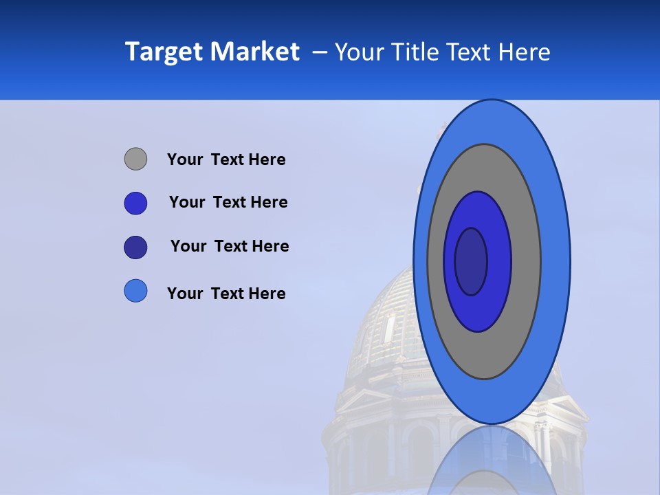 A Dome On Top Of A Building With A Blue Sky In The Background PowerPoint Template