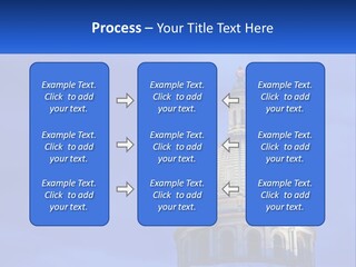 A Dome On Top Of A Building With A Blue Sky In The Background PowerPoint Template