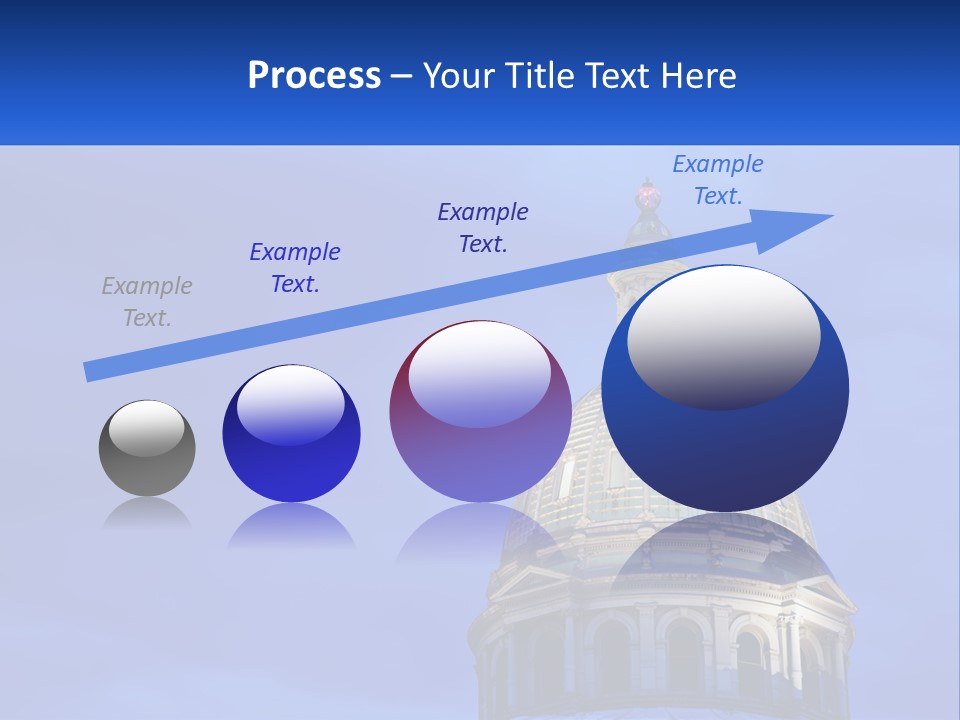 A Dome On Top Of A Building With A Blue Sky In The Background PowerPoint Template