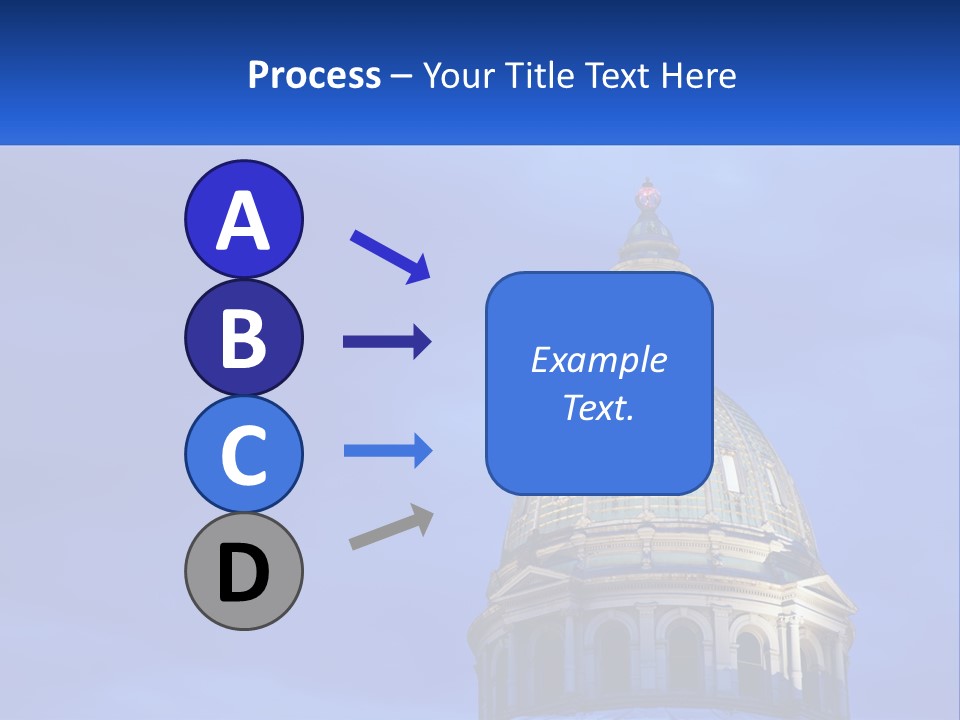 A Dome On Top Of A Building With A Blue Sky In The Background PowerPoint Template