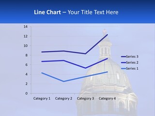 A Dome On Top Of A Building With A Blue Sky In The Background PowerPoint Template