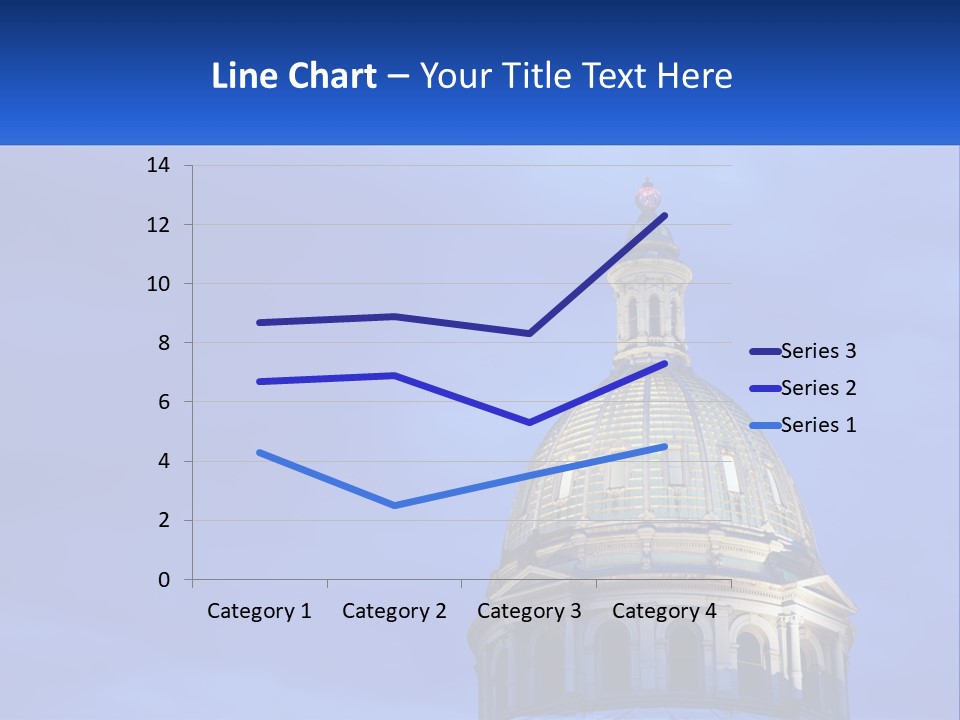 A Dome On Top Of A Building With A Blue Sky In The Background PowerPoint Template