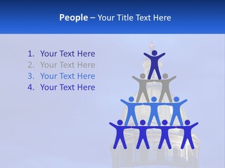 A Dome On Top Of A Building With A Blue Sky In The Background PowerPoint Template