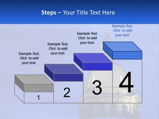 A Dome On Top Of A Building With A Blue Sky In The Background PowerPoint Template