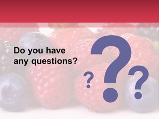 A Pile Of Berries And Raspberries On A White Background PowerPoint Template