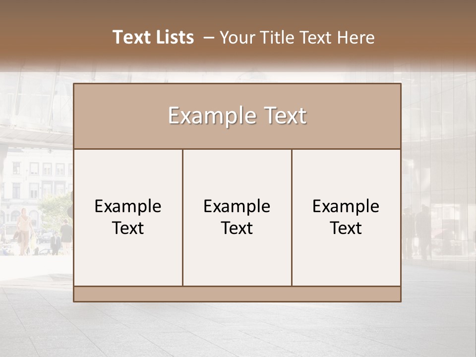 A Group Of People Walking Down A Street PowerPoint Template
