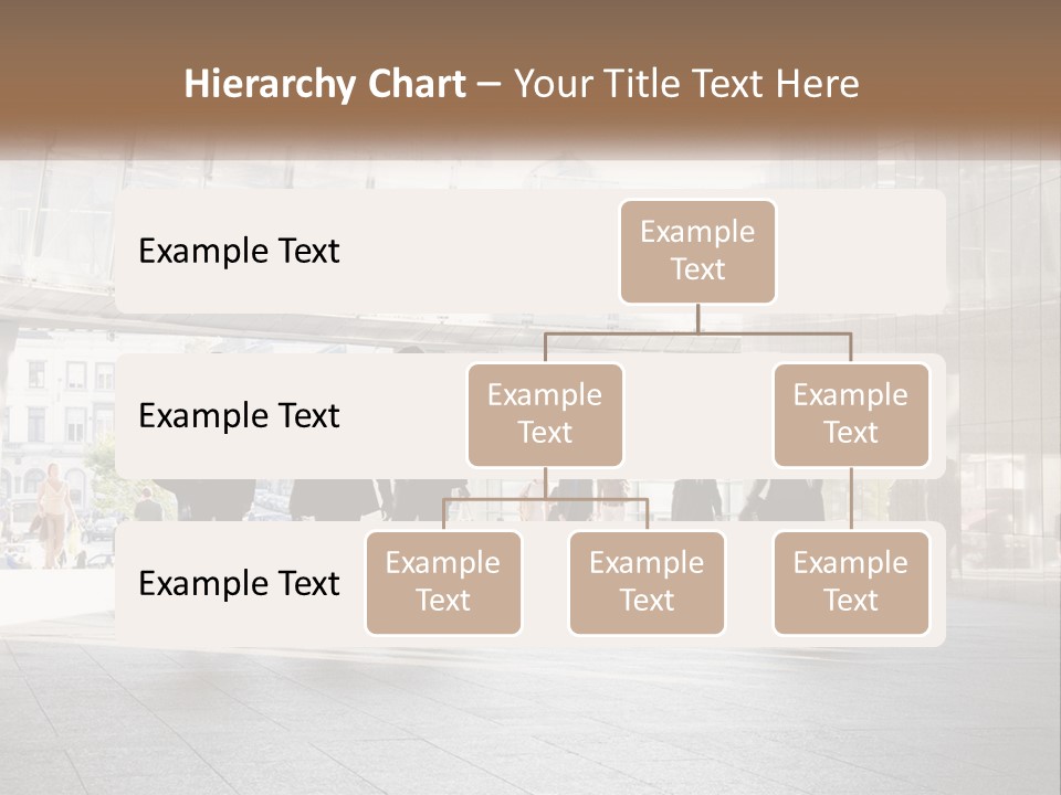 A Group Of People Walking Down A Street PowerPoint Template