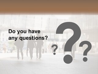 A Group Of People Walking Down A Street PowerPoint Template