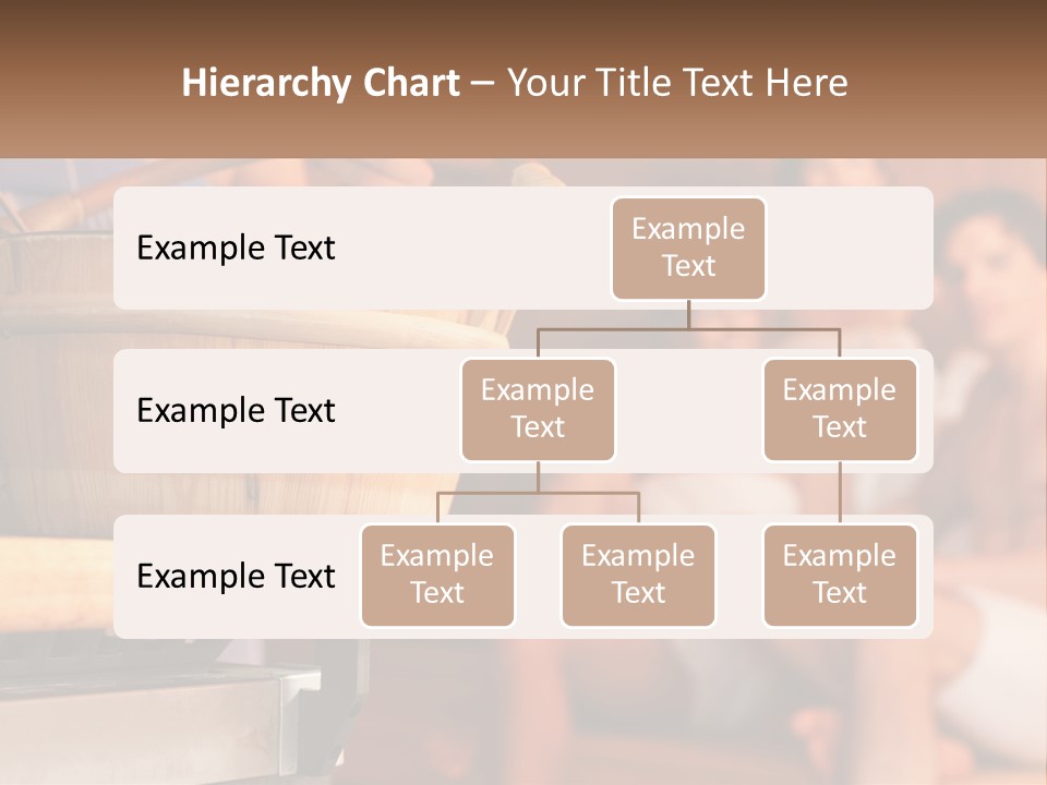 A Group Of Women Sitting In A Sauna PowerPoint Template