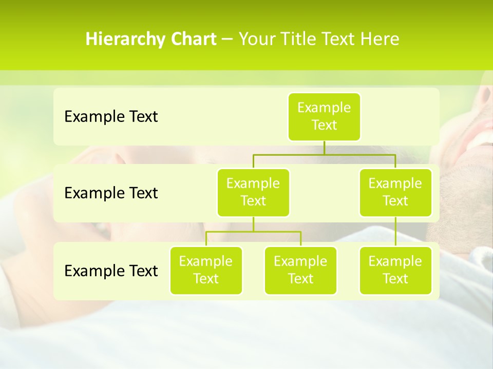 A Man And A Woman Laying On The Grass PowerPoint Template